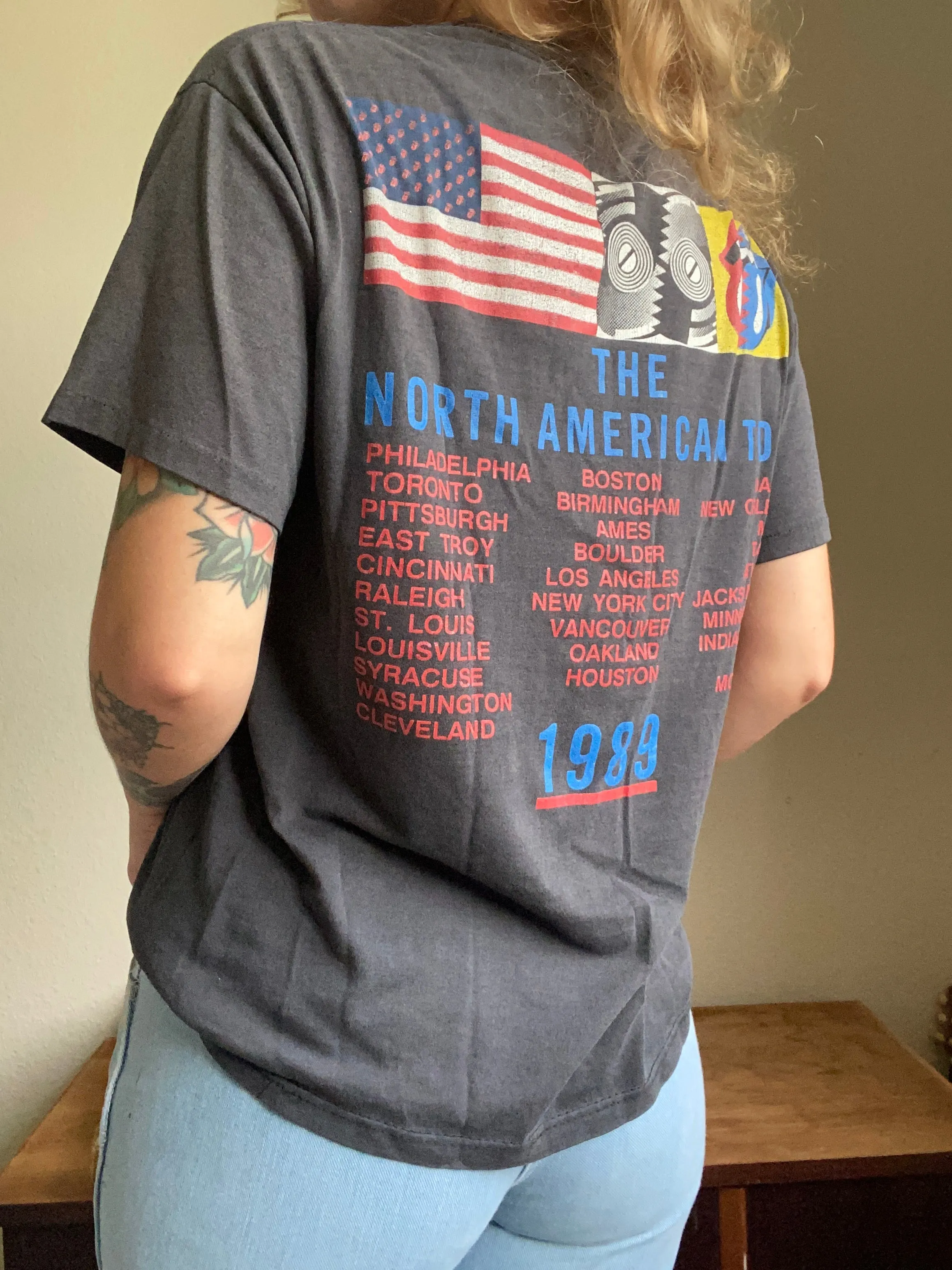 1989 Rolling Stones Tour Tshirt