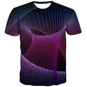 abstract t shirt  personality tee shirt  man art costume Cool fun geometric colorful art