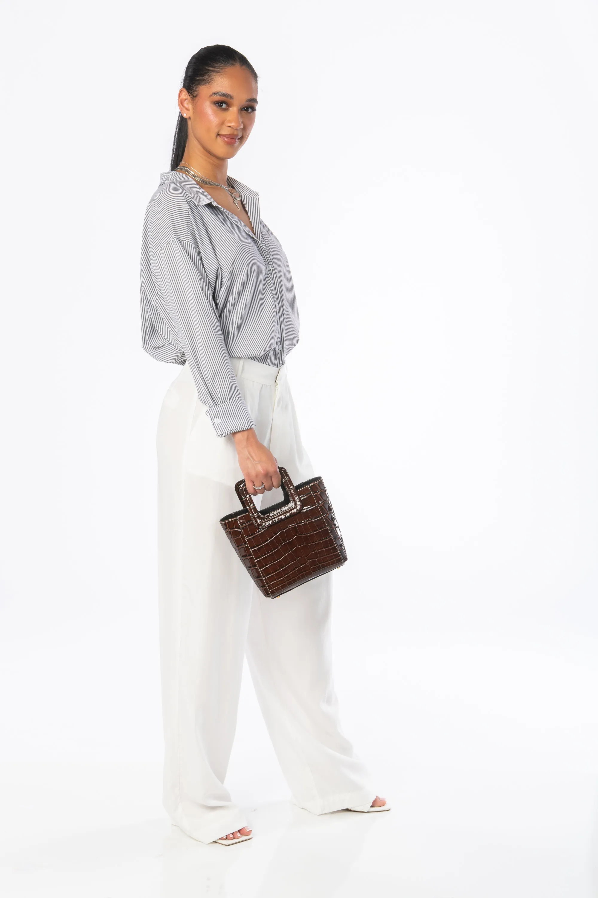 Acapulco Wide Leg Trousers White