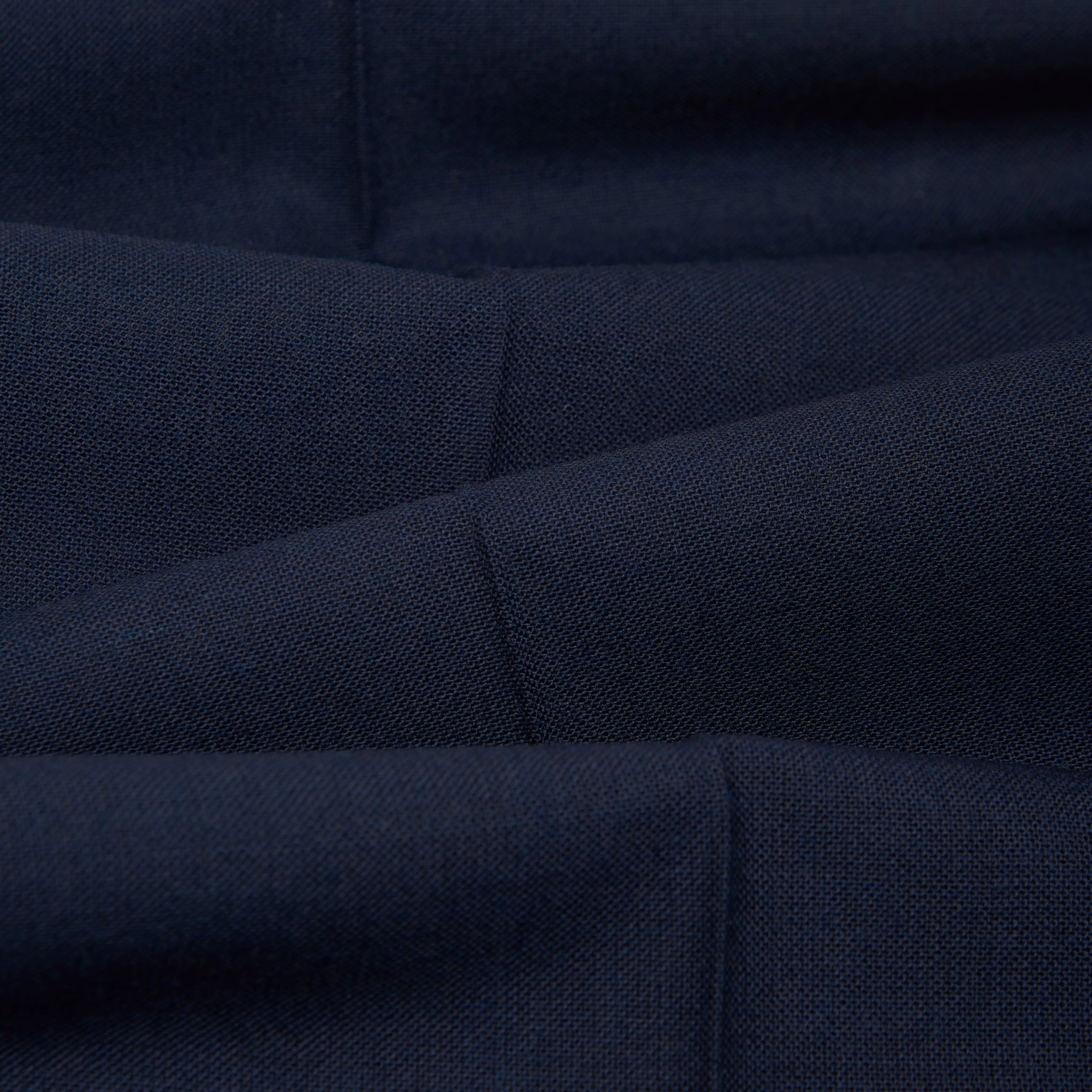 Aleks Navy Fresco Wool Trousers