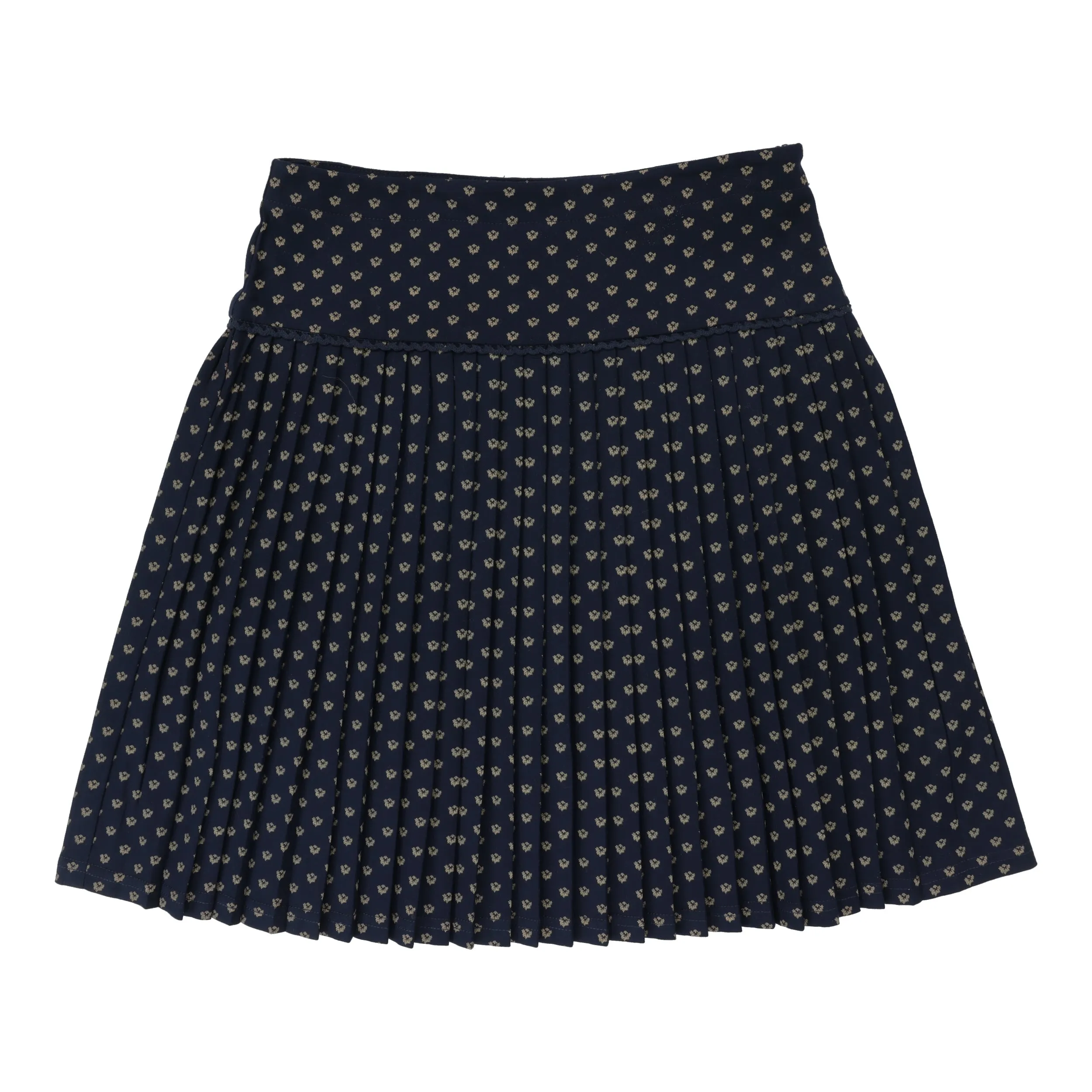 Analogie By Lil Legs Drop Waisted Pleated Skirt Medallion