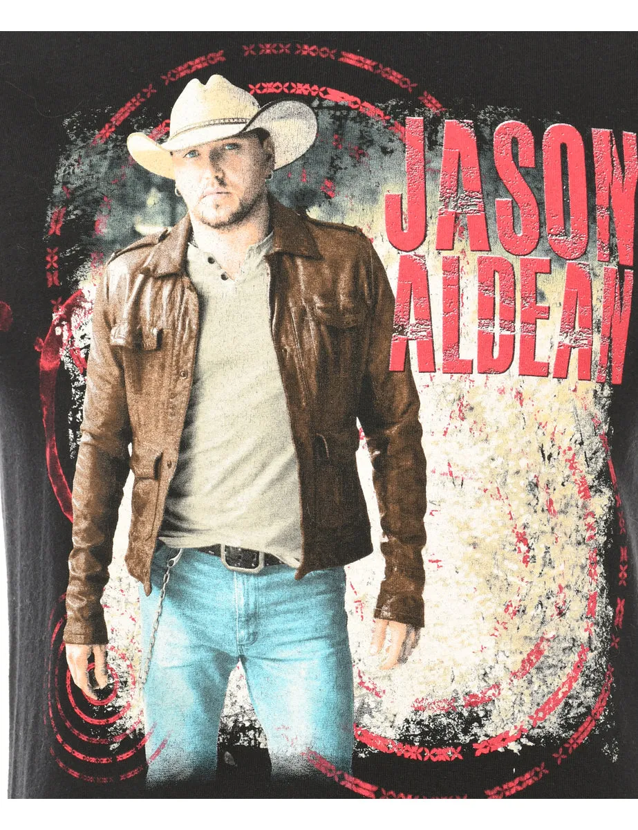 Anvil Jason Alden Printed T-shirt - M