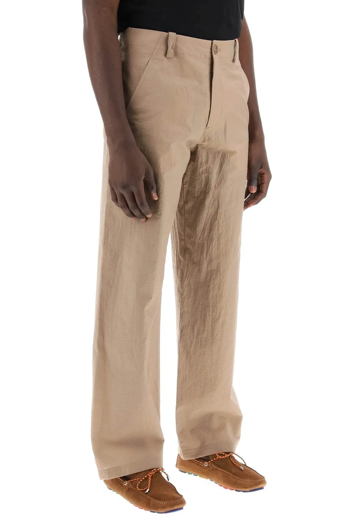 A.p.c. mathurin crepe pants COGXM H08499 MARRON GLACE