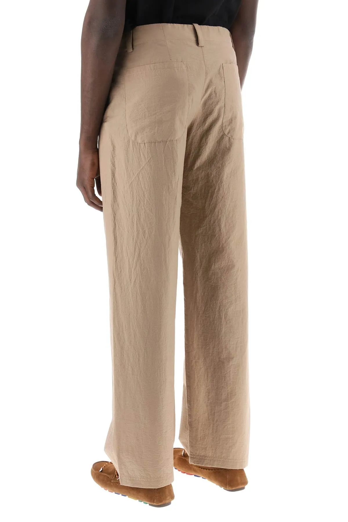 A.p.c. mathurin crepe pants COGXM H08499 MARRON GLACE