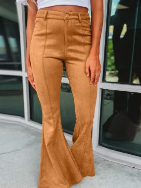 Autumnal Colored Suede Pants