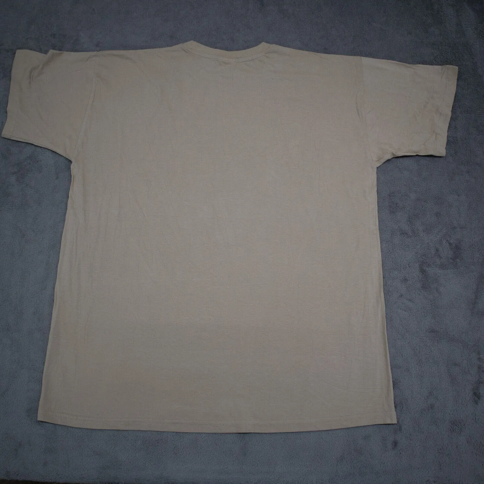 B&C Collection T-Shirt Mens Size XXL Beige Graphic Tee Short Sleeve Solid