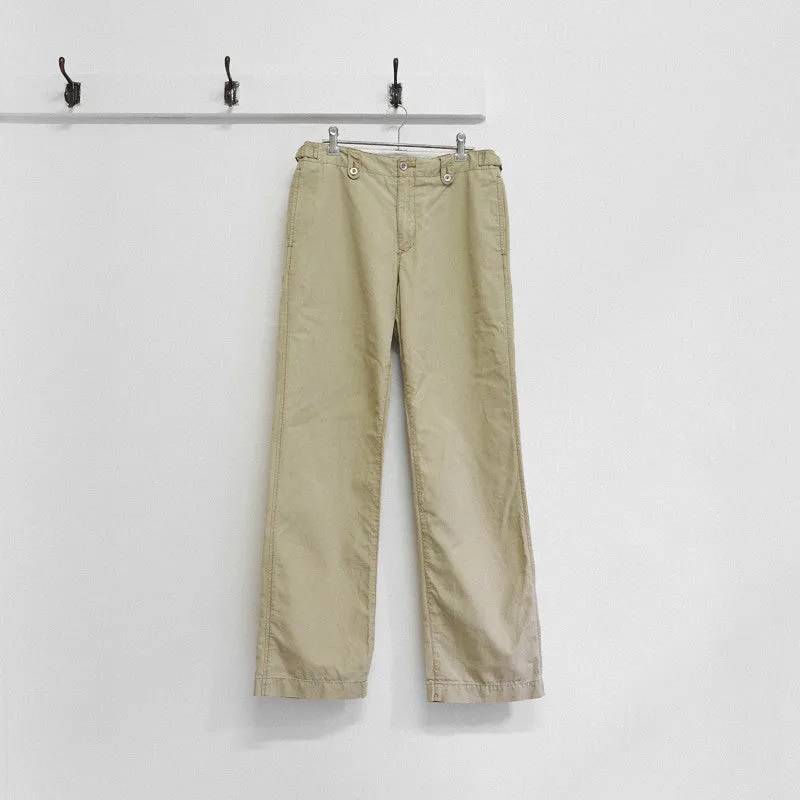 beige work trousers