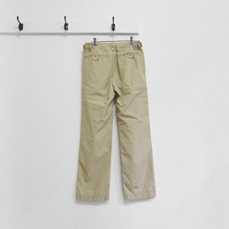 beige work trousers