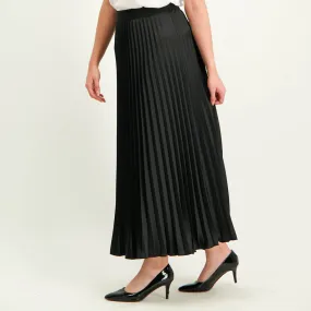 Black Pleated Skirt