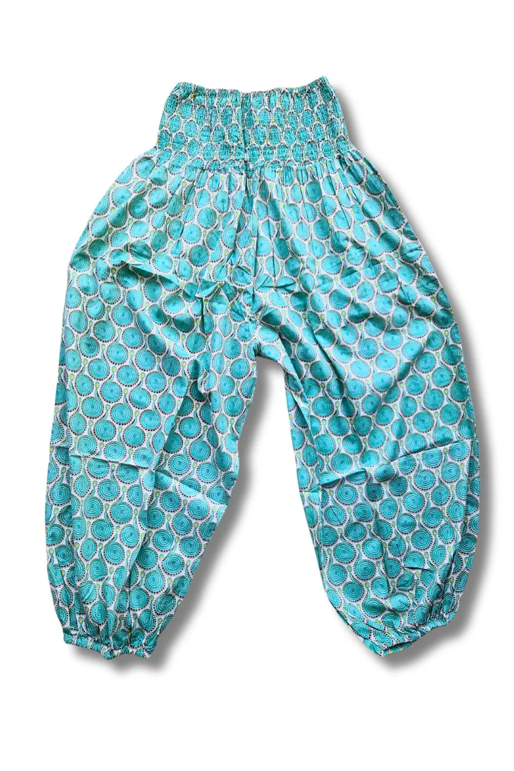 block print cotton harem trousers