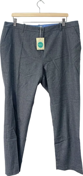 Boden Grey Slim Fit Wool Trousers UK 18L