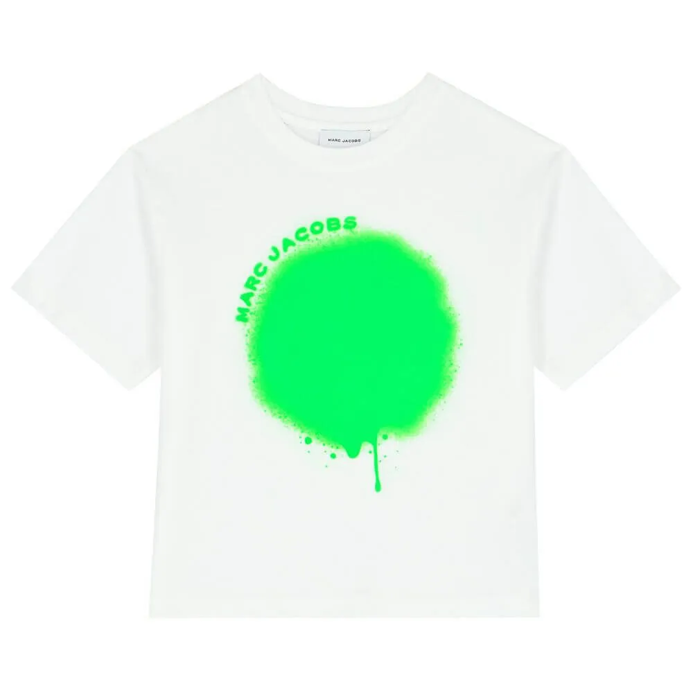 Boys Green Spray Paint T-Shirt