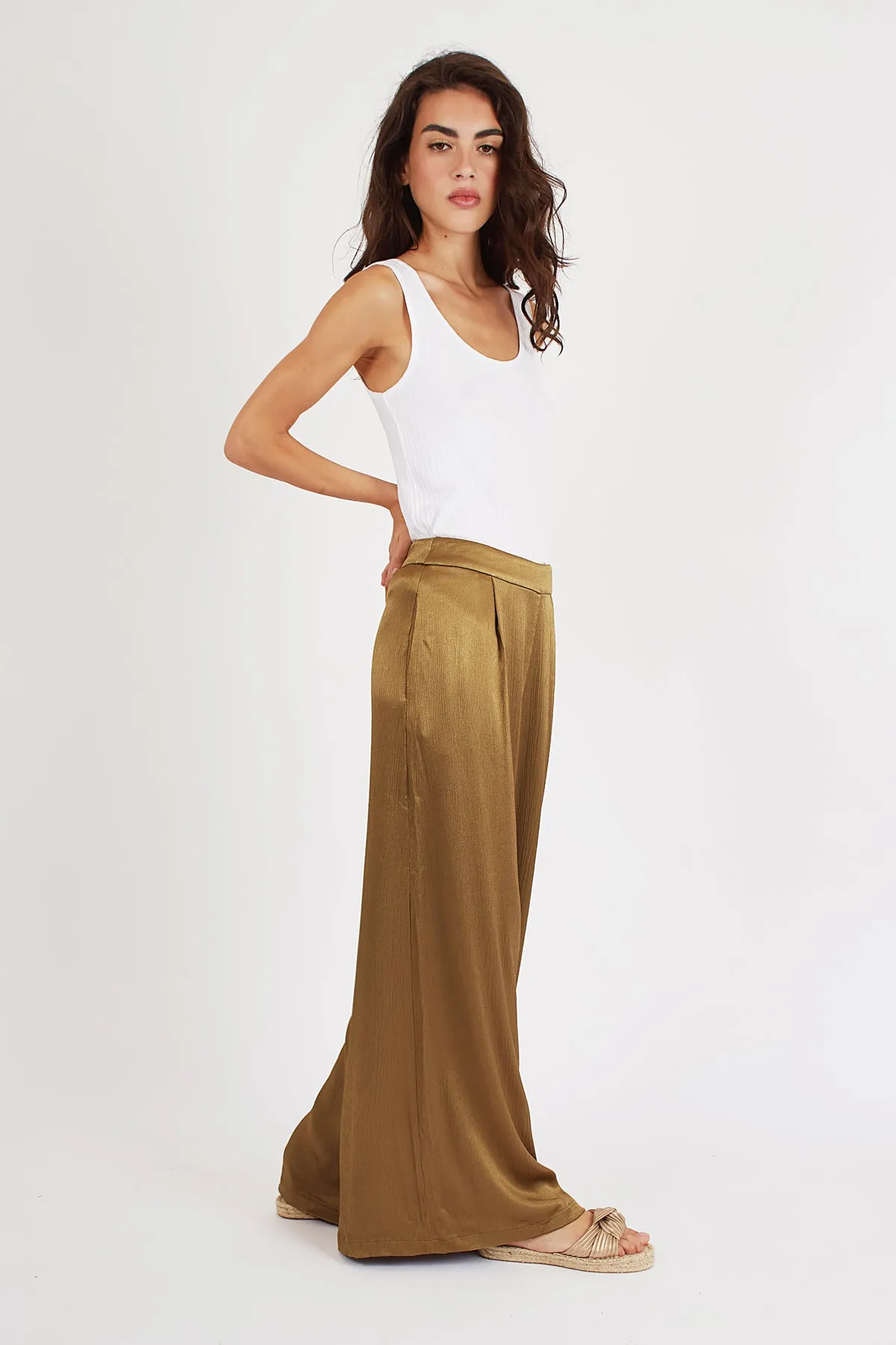 Breathless Evie Trousers in Olive