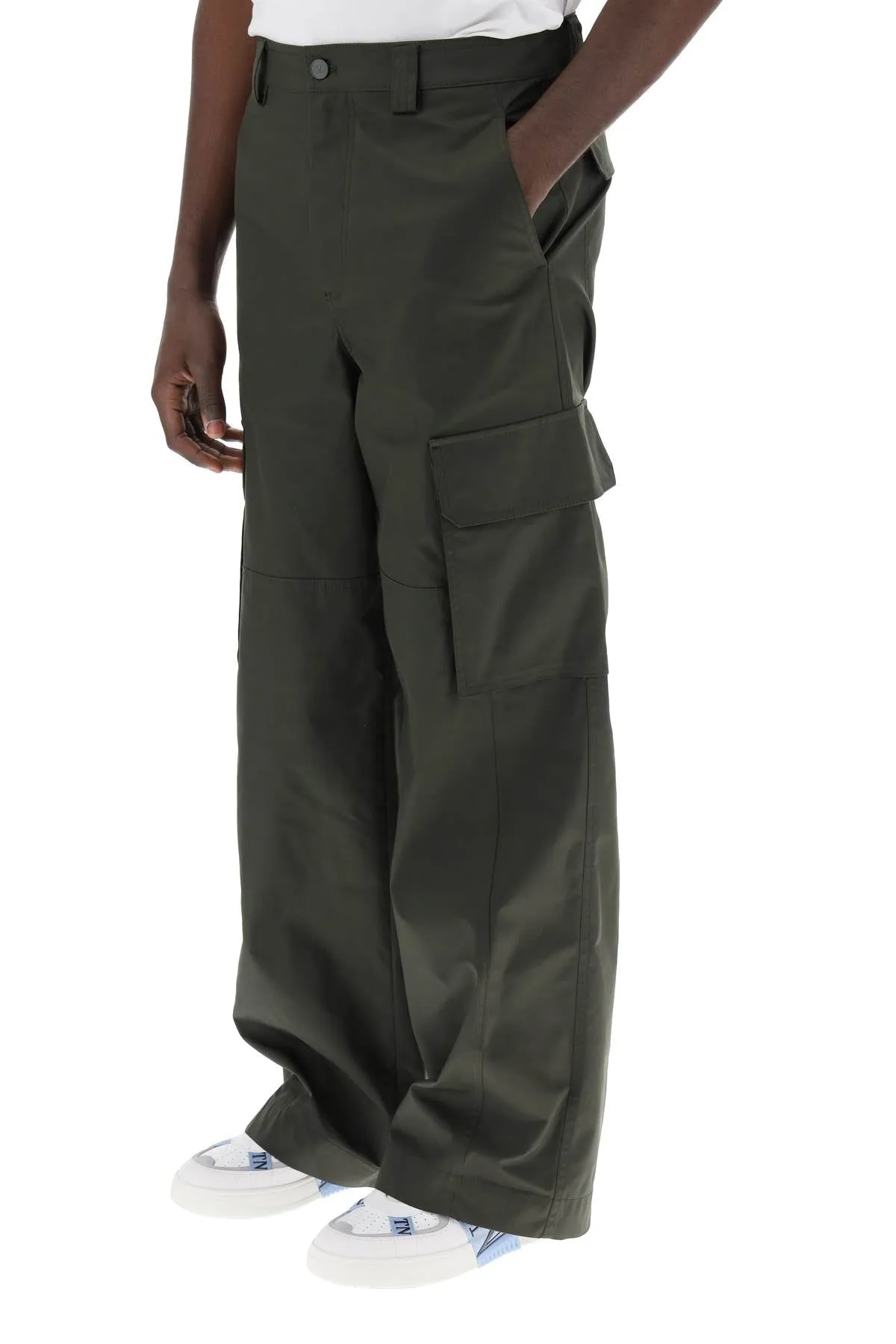 cargo pants in stretch nylon