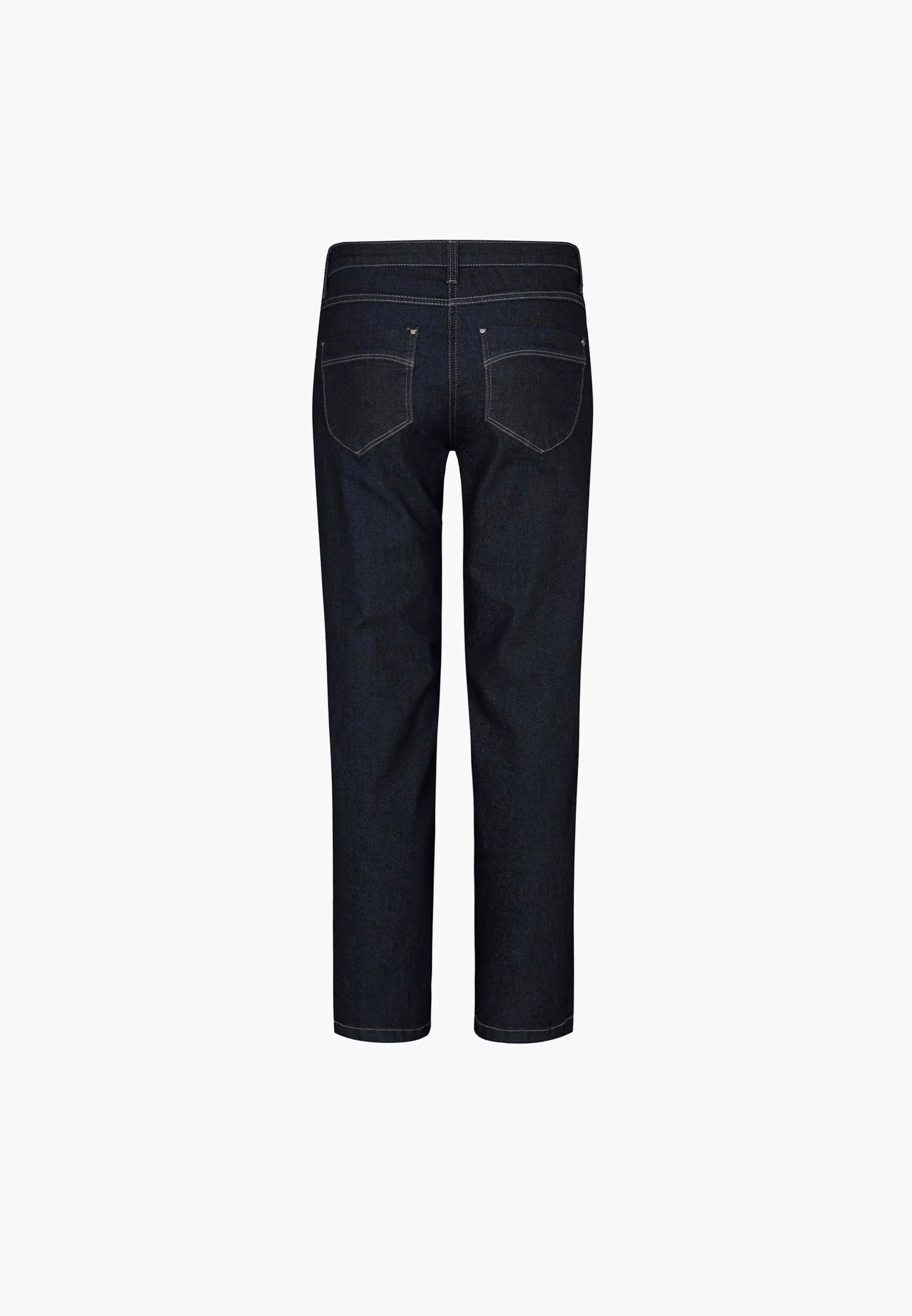 Charlotte Regular - Medium Length - Washed Dark Blue Denim