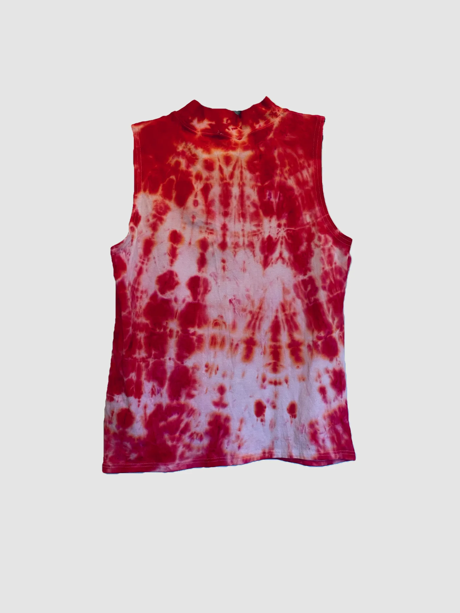 Classic Tie Dye [WINNERS RED] High-Neck Sleeveless Women's Golf Top