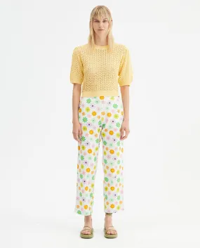 Compania Fantastica Light Weight Floral Trousers