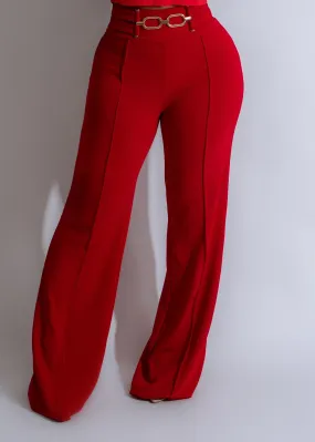 Crimson Radiance Pants Red