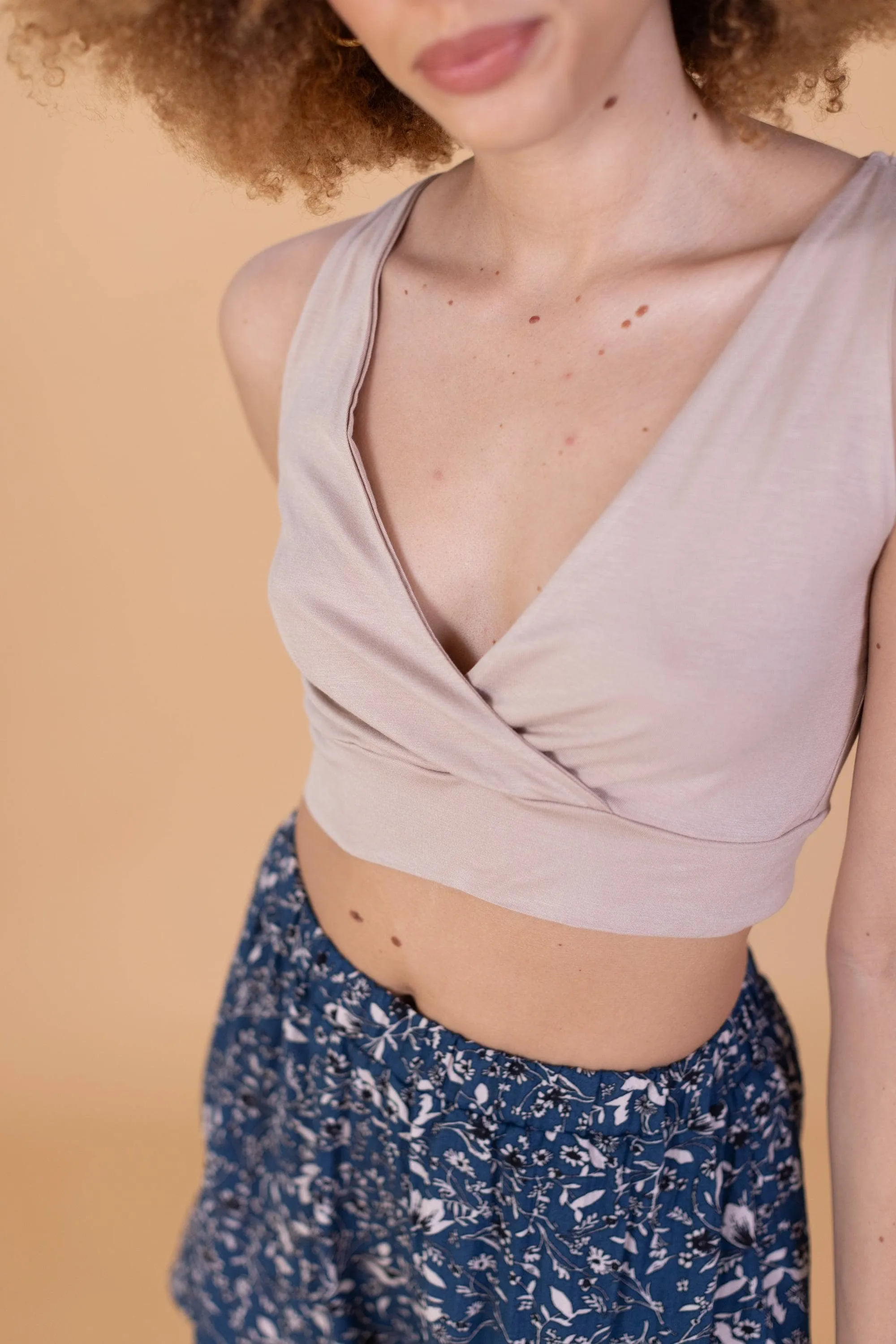 Crop Top Itzel Beige