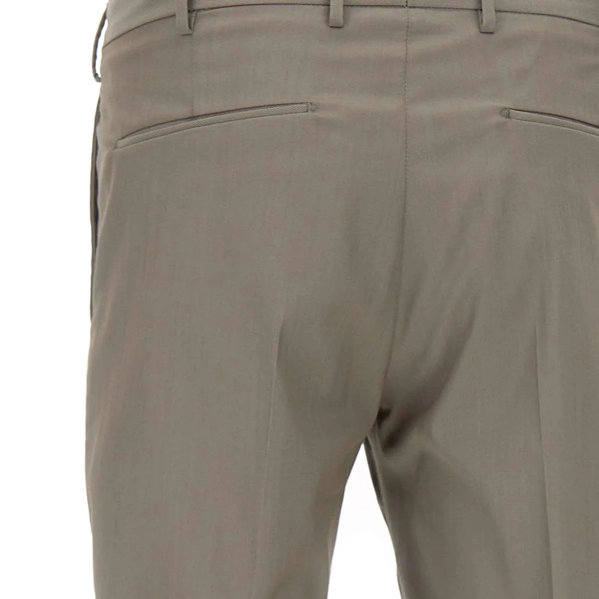 Dieci Slim Fit Grey Trousers