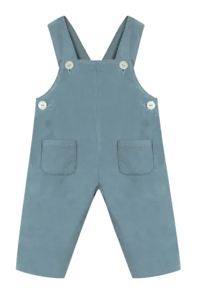 Dungarees - Blue grey corduroy