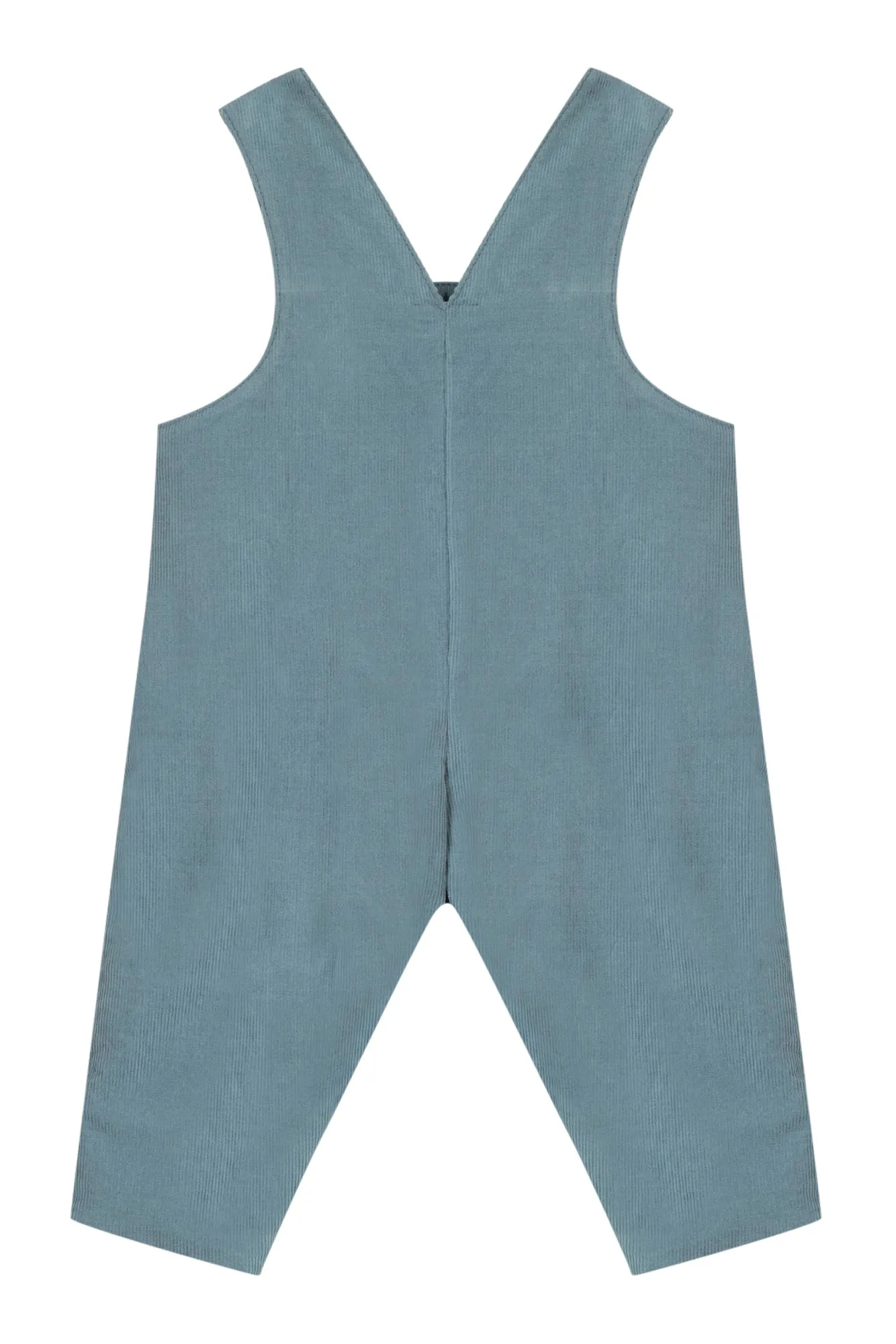 Dungarees - Blue grey corduroy