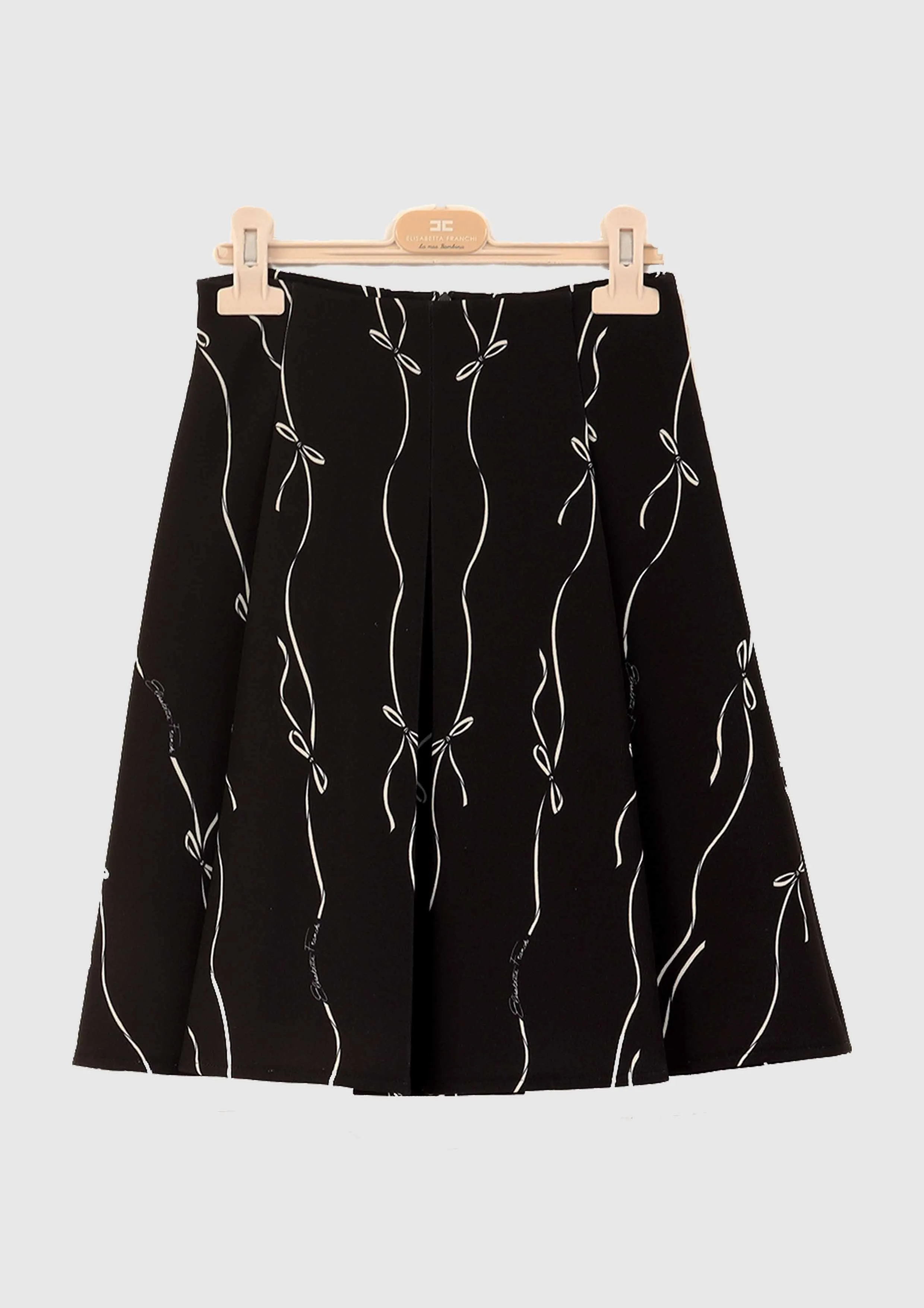 EF Monogram Bow Skirt