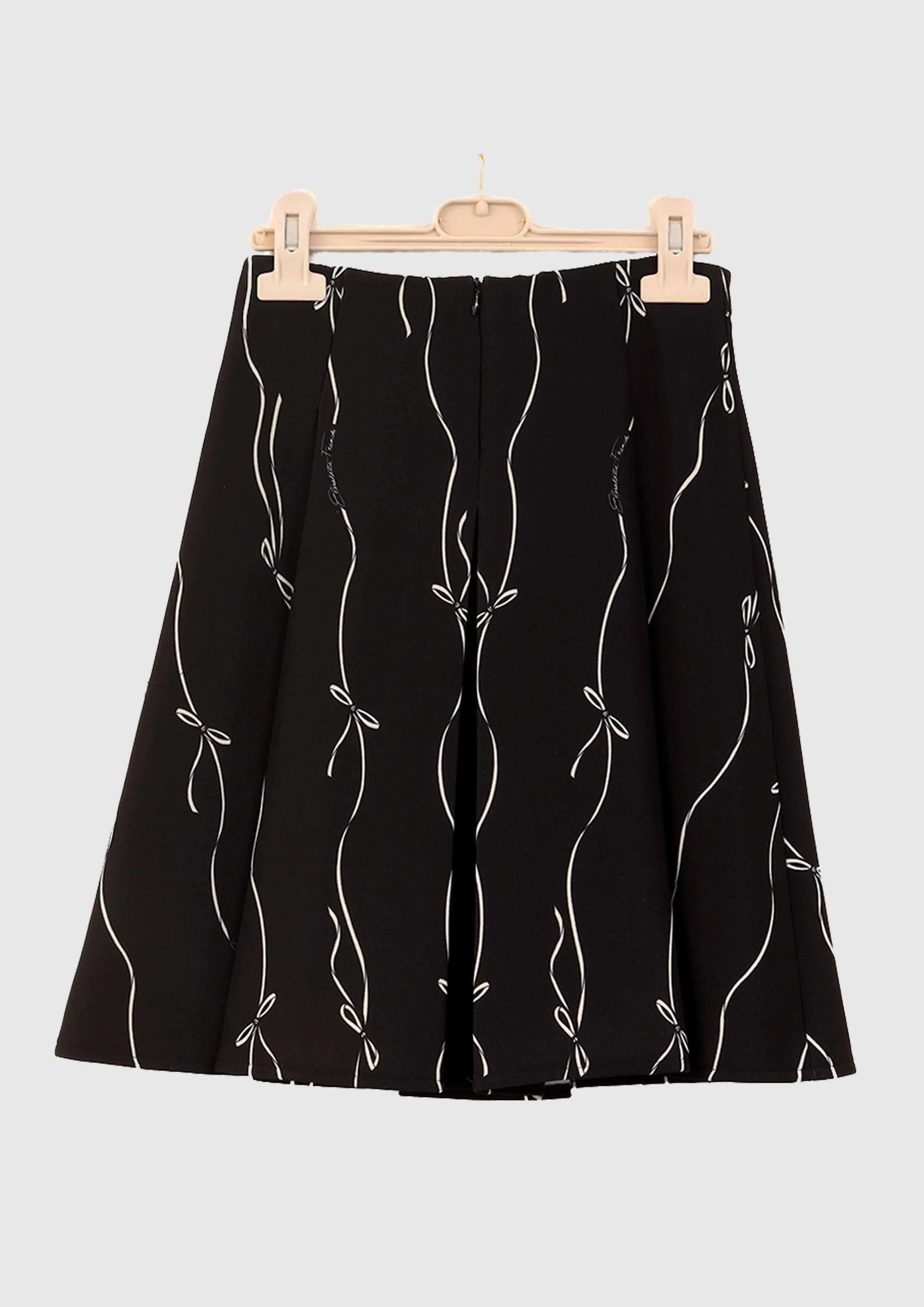 EF Monogram Bow Skirt