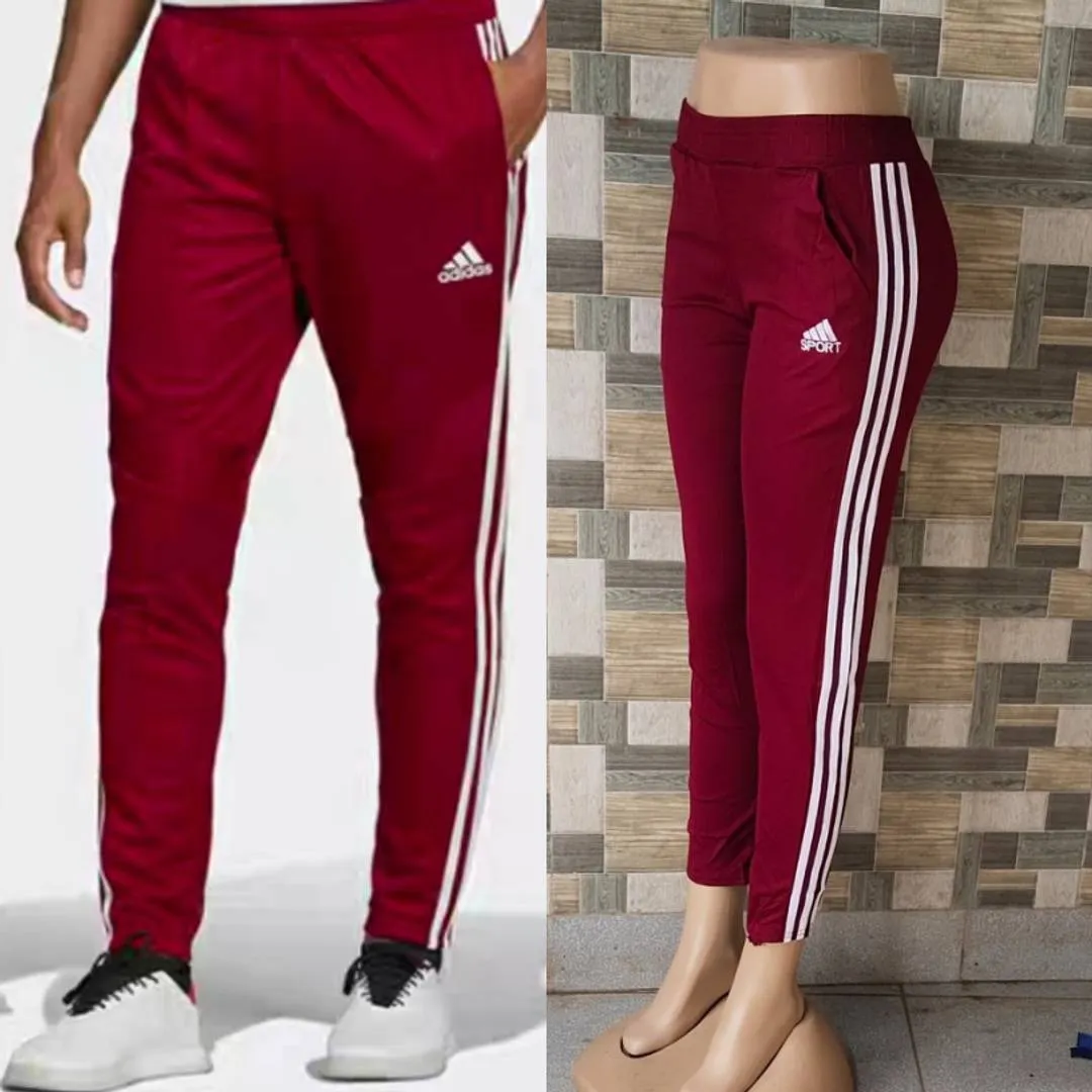 Elegant Maroon Dry Fit Yoga Trousers For Women