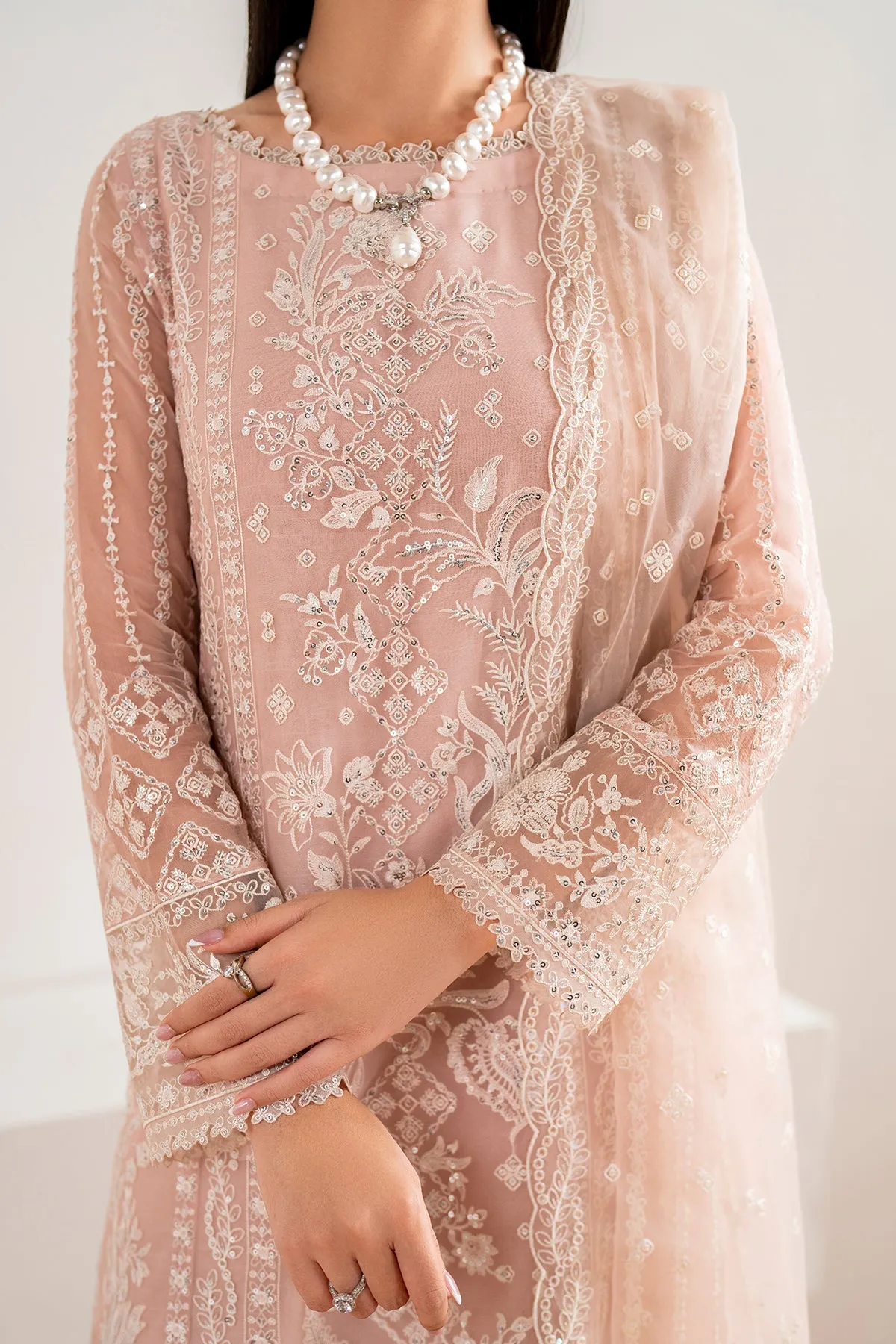 EMBROIDERED CHIFFON UF-681