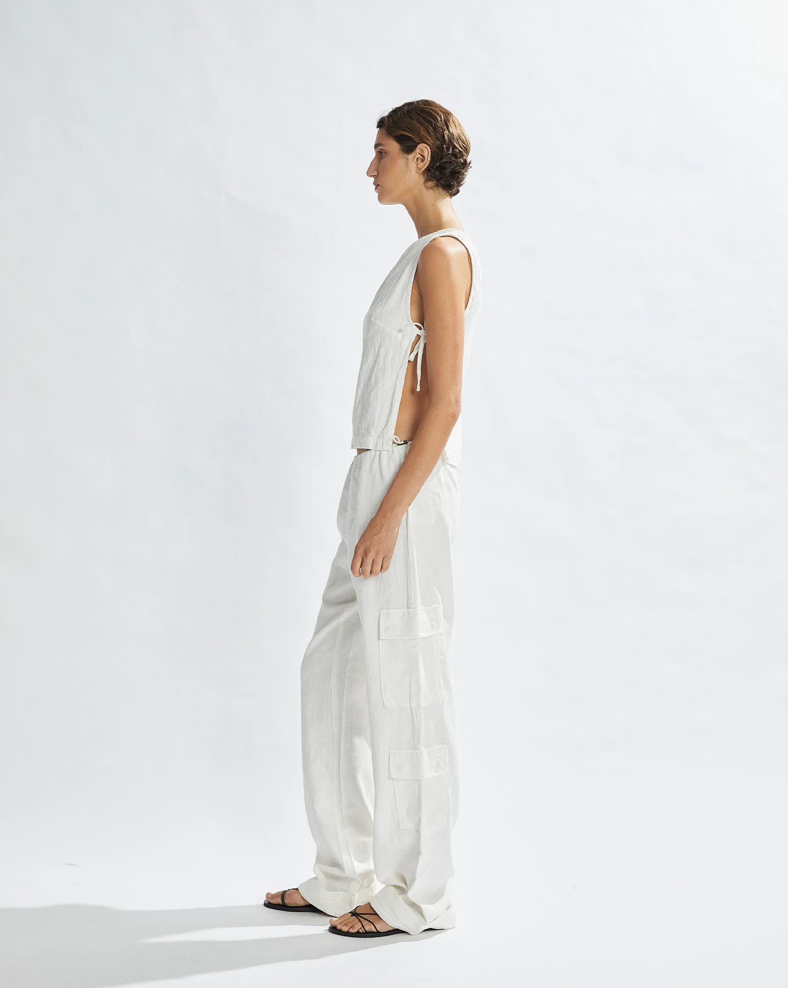 Evie Trousers Off White