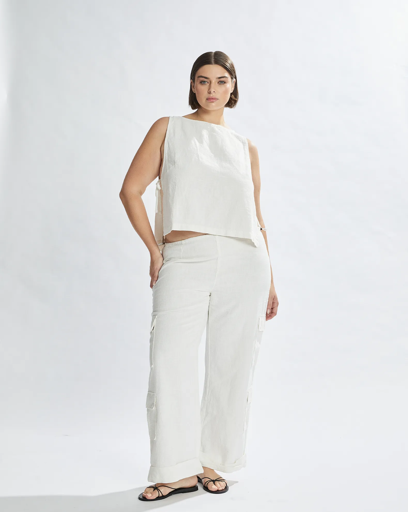 Evie Trousers Off White