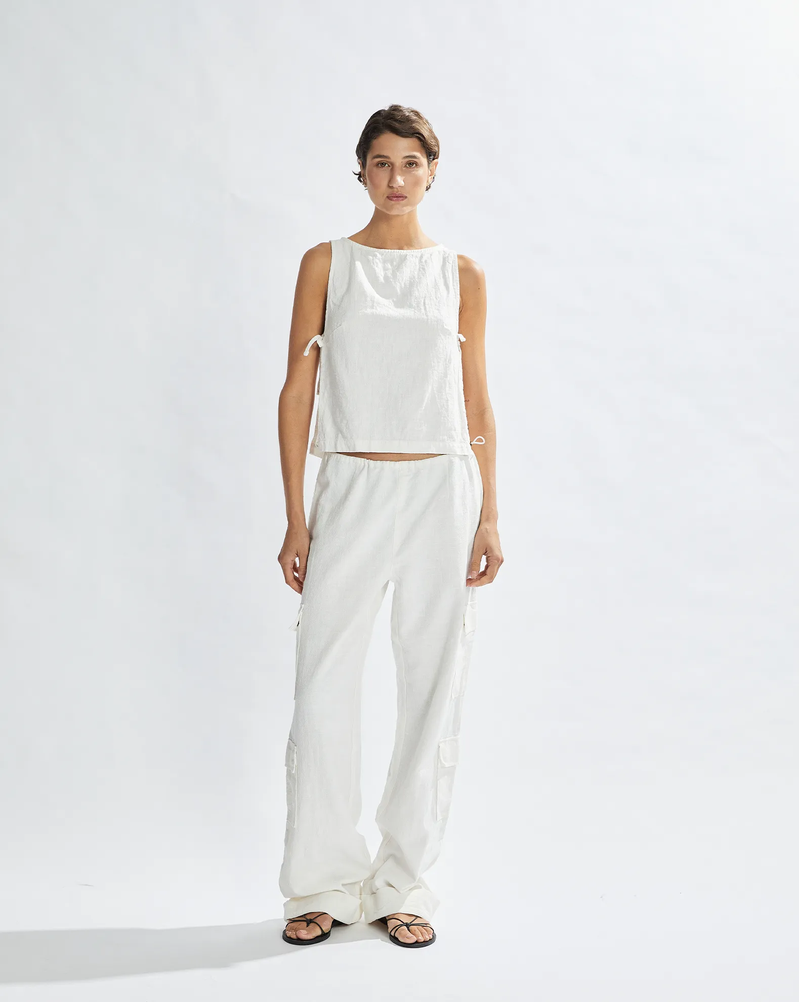 Evie Trousers Off White