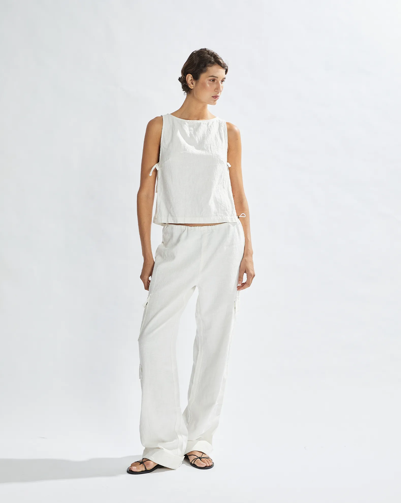 Evie Trousers Off White