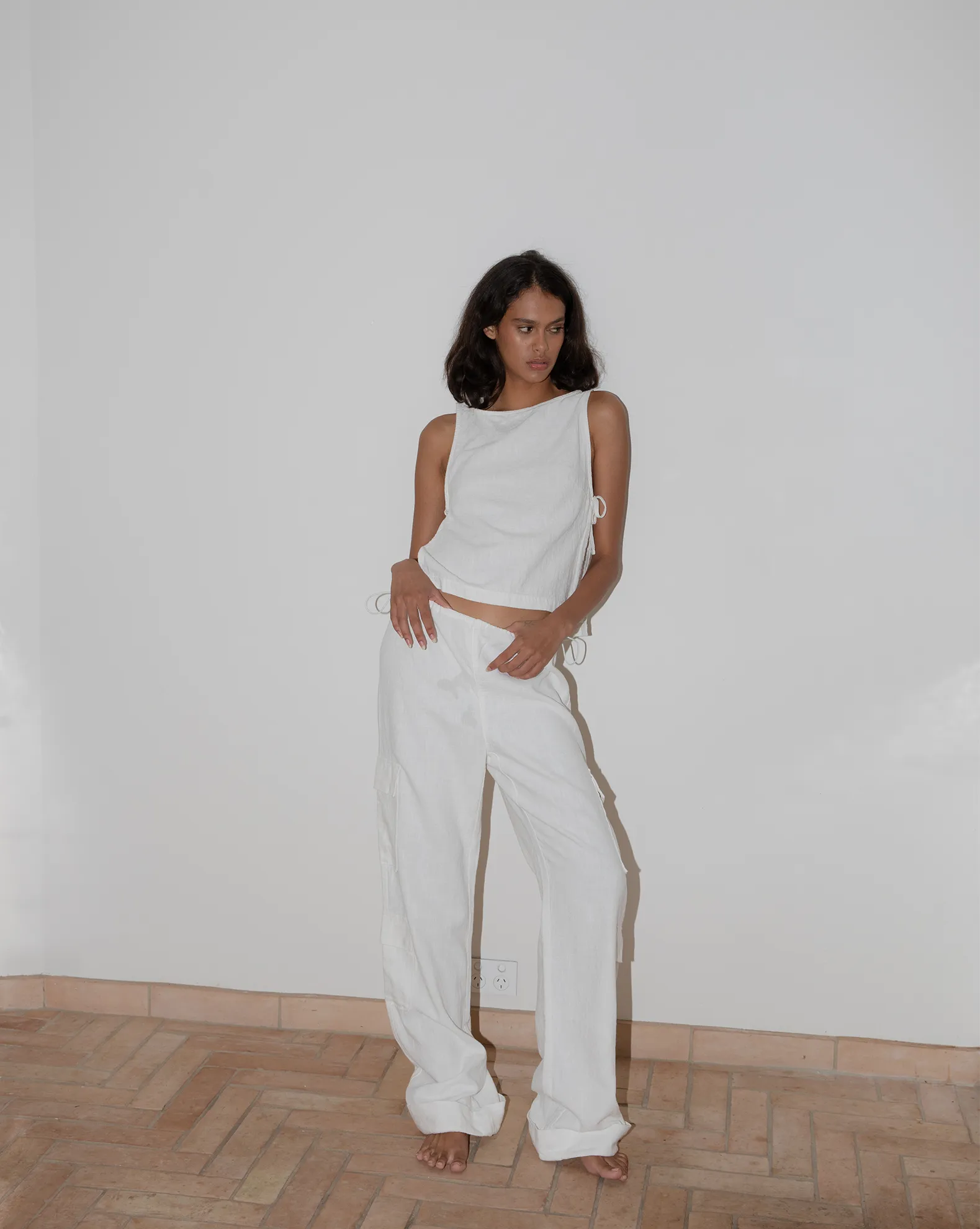 Evie Trousers Off White