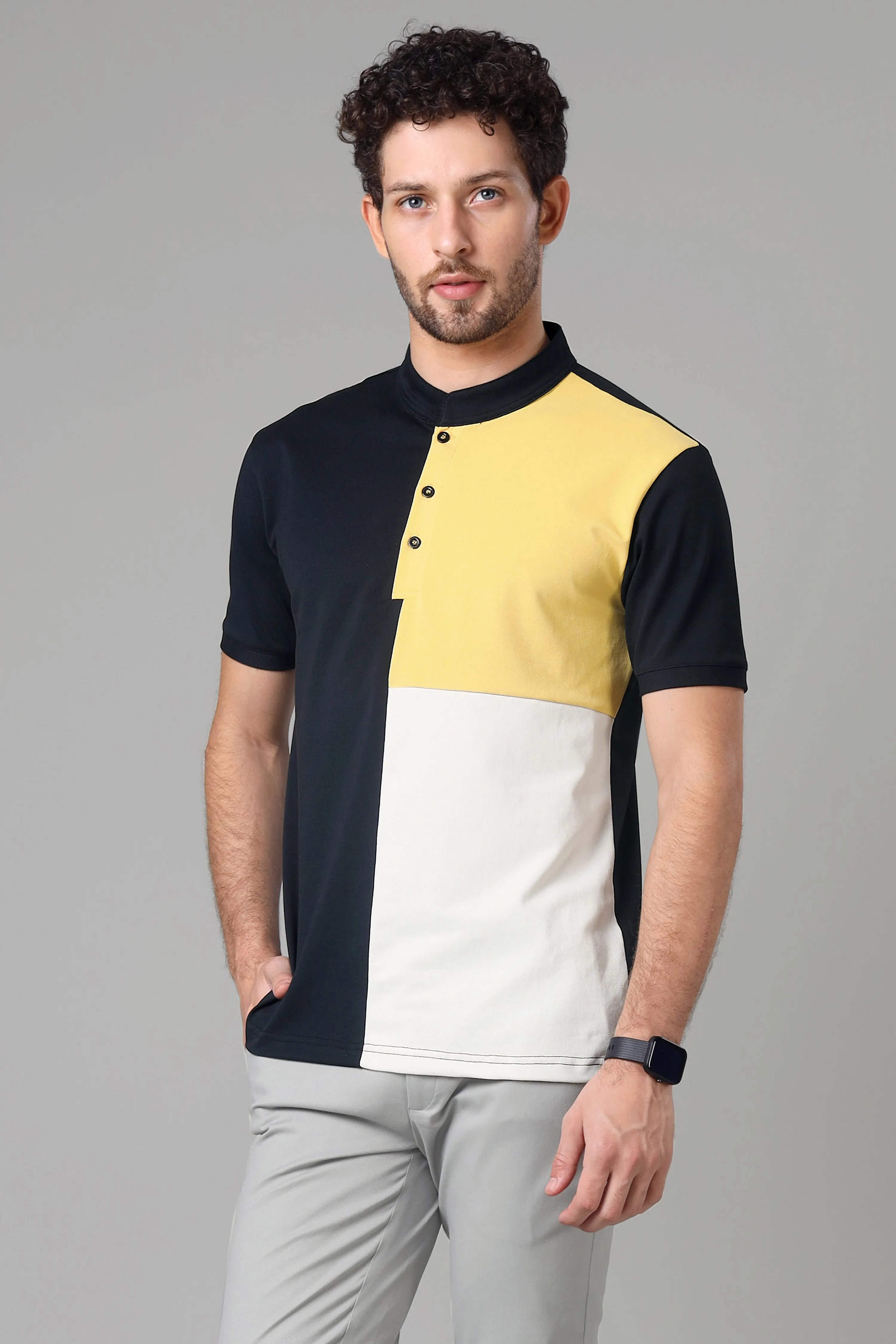 Exclusive Daffodil Yellow Smart Polo T-Shirt For Men