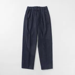 FLISTFIA / Denim Wide Tuck Trousers