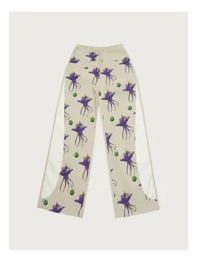 Graphic-print Panelled Trousers