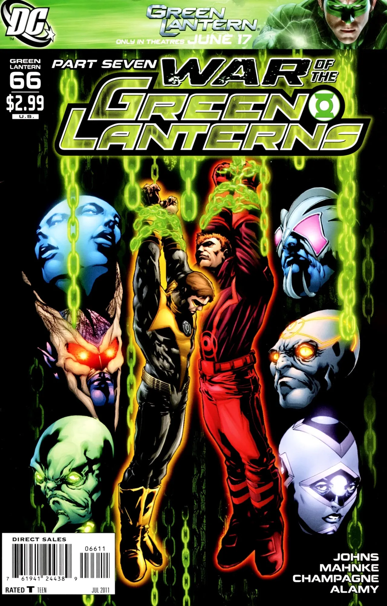 GREEN LANTERN #66 (WAR OF GL)