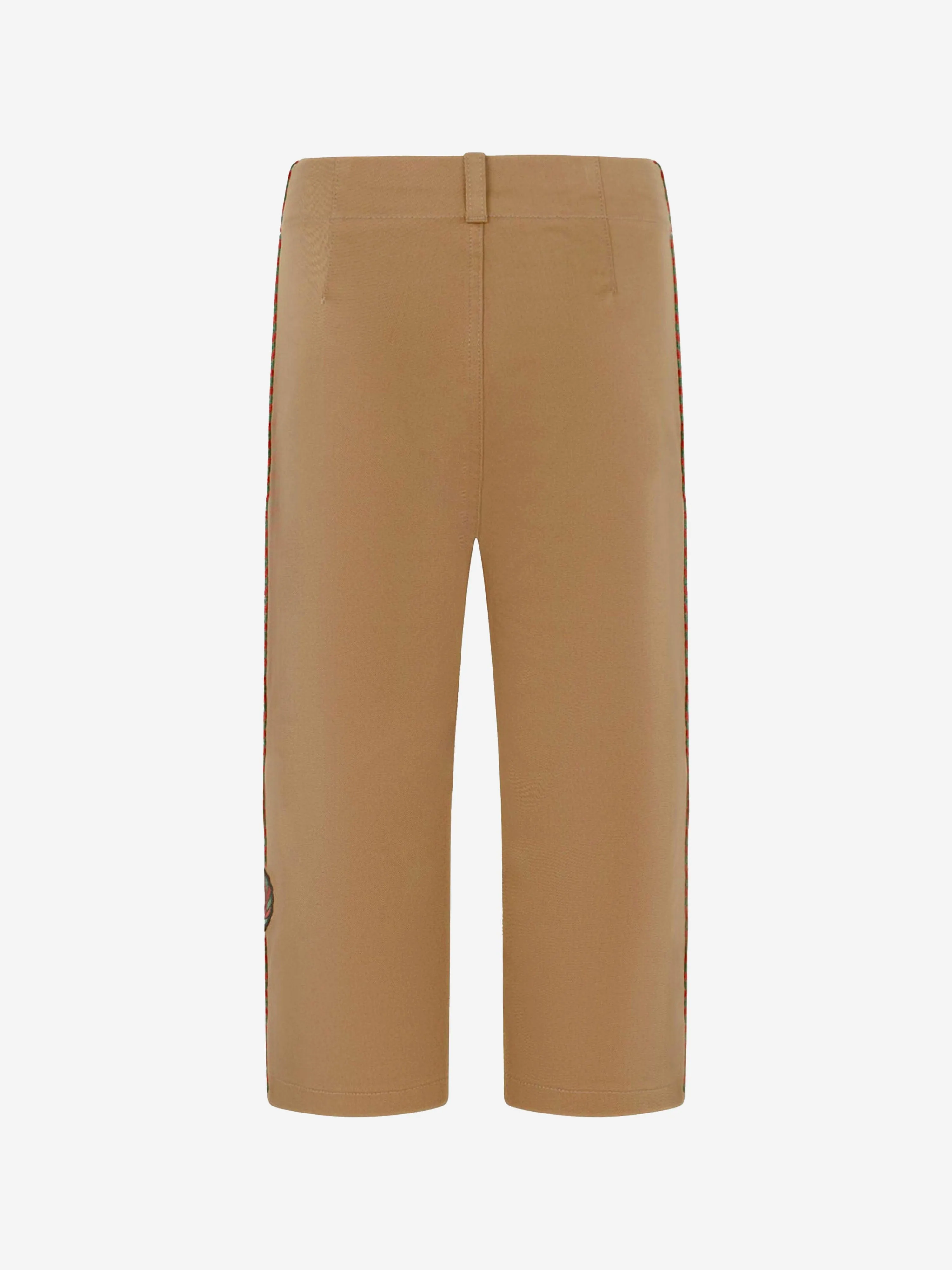 GUCCI Boys Beige Gabardine Trousers