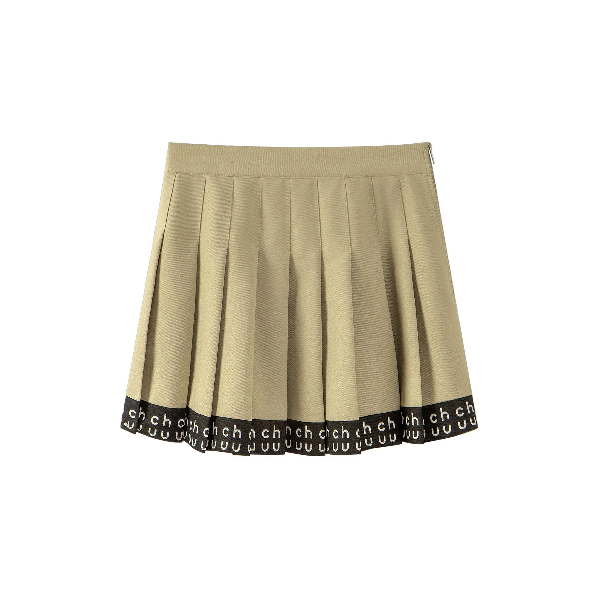 Hem Band Mini Tennis Pleated Skirt