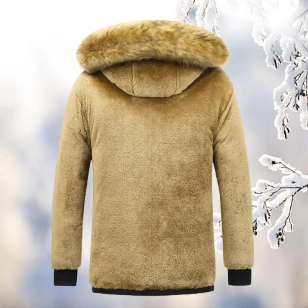 Hendrik | Parka Winterjacke mit Fellkragen für Herren