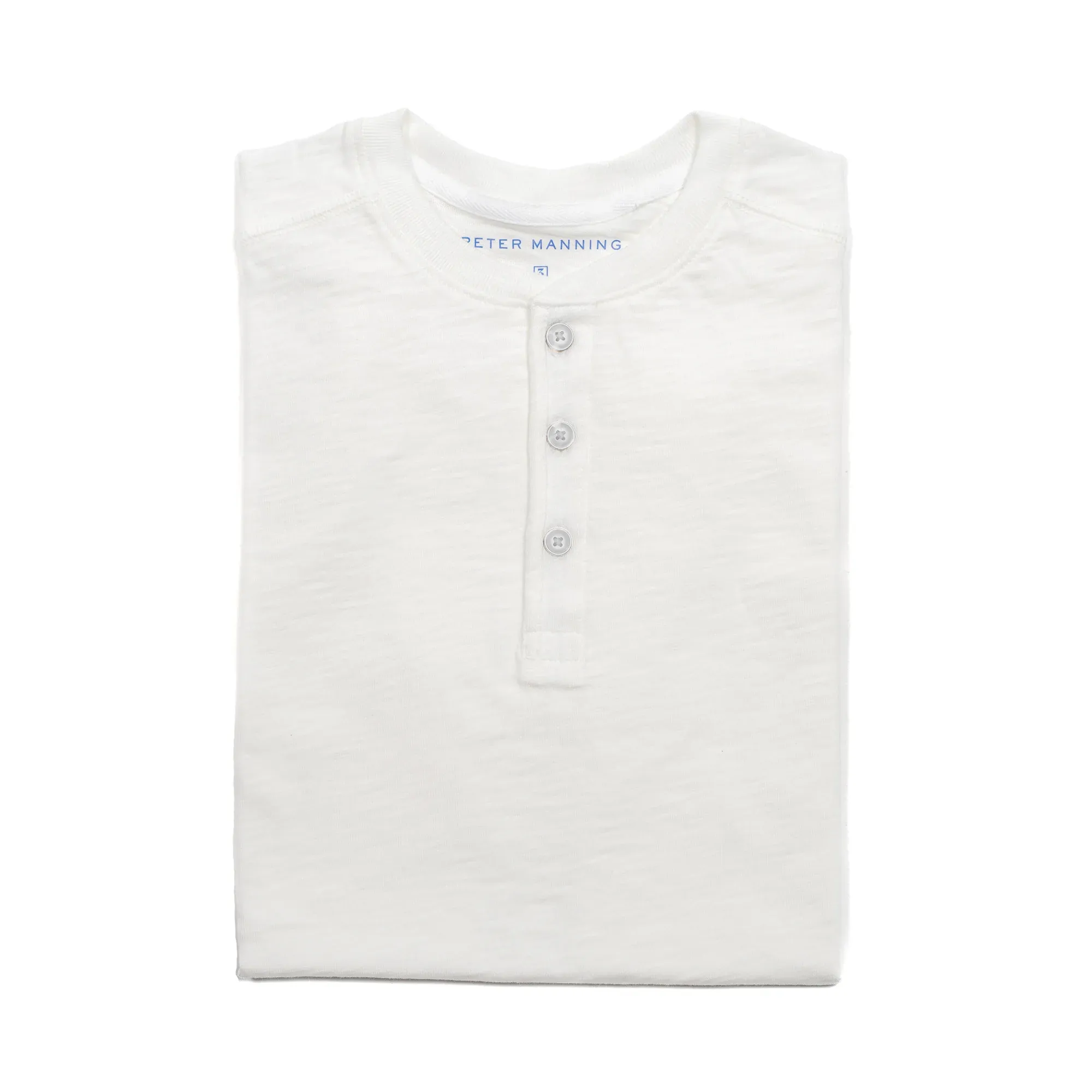 Henley Shirt Short Sleeve - White