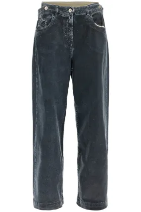 High-Rise Denim Pants