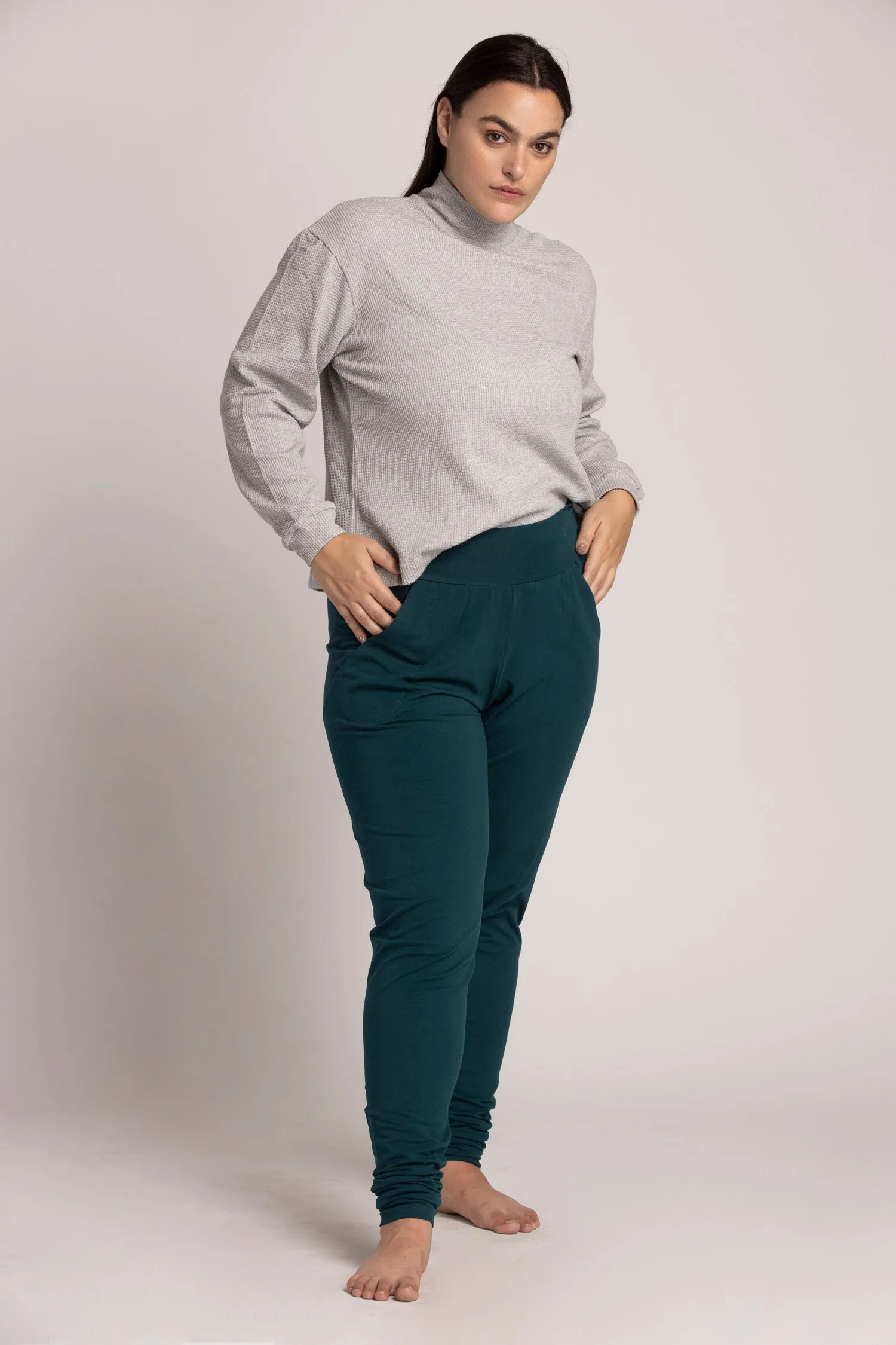 I'mPerfect Organic Cotton Extra Long Slouchy Pants 50%off