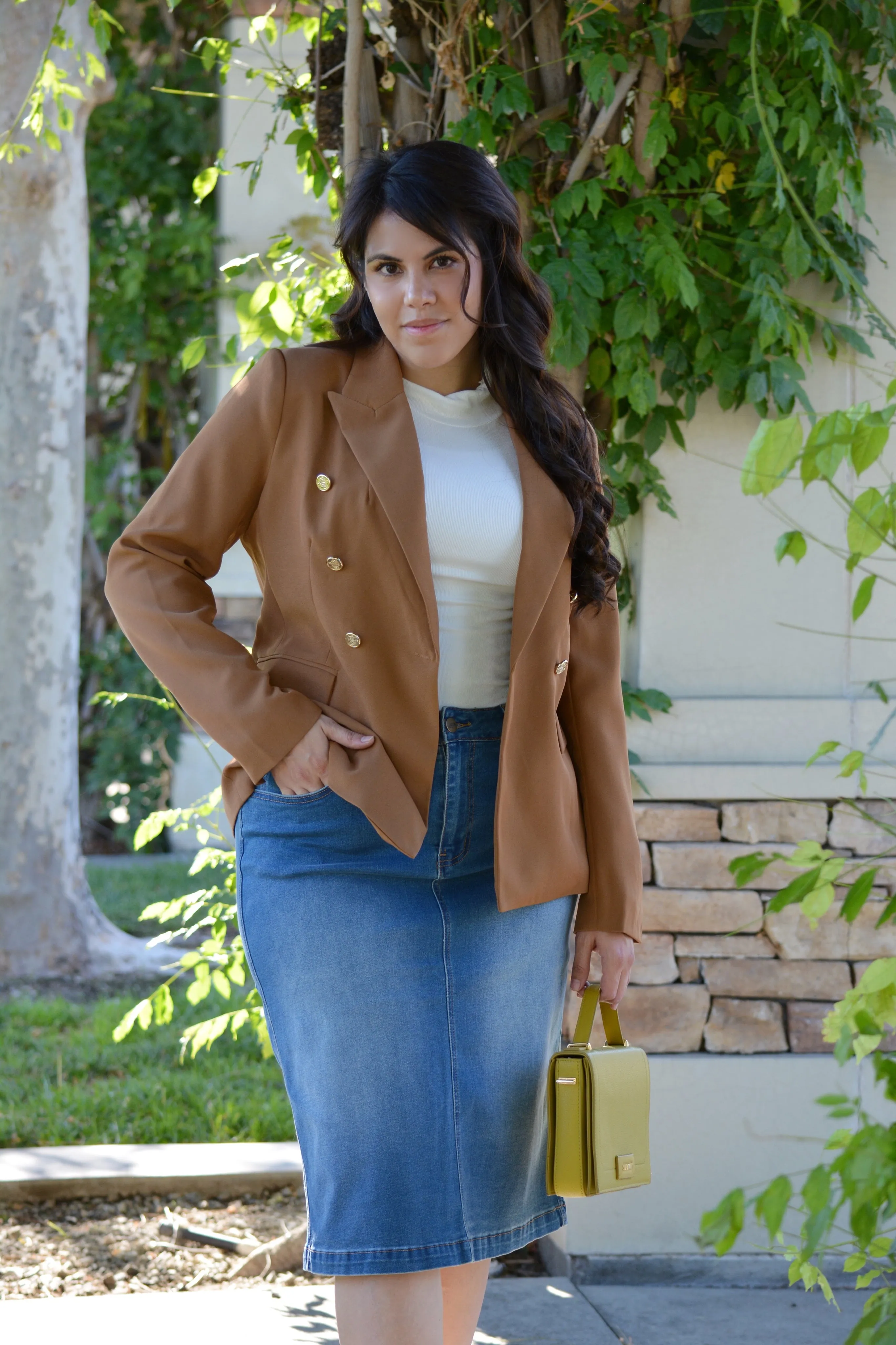 Isabella White Ribbed Top