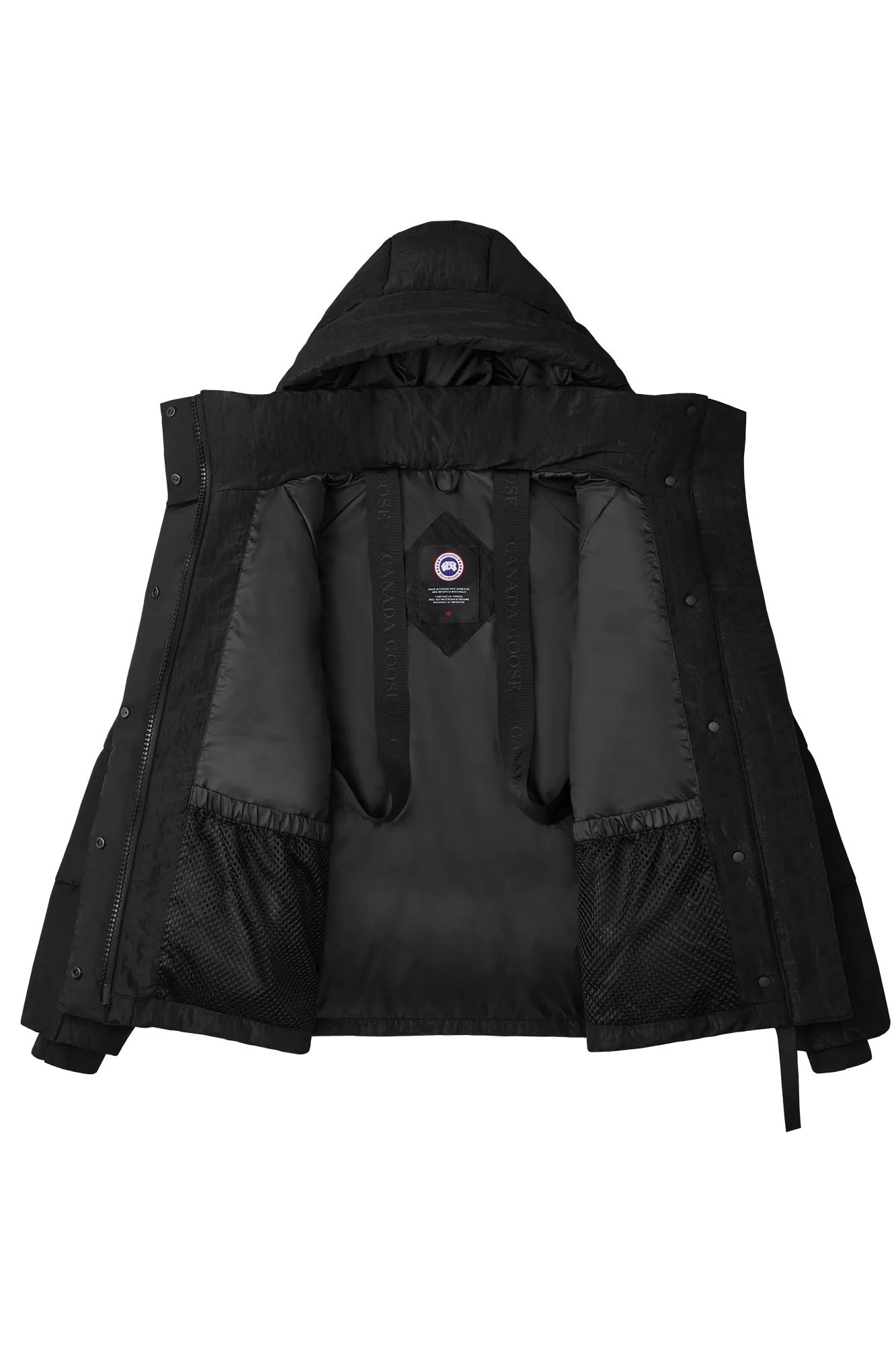 Junction Parka Black Label Shiny Crinkle