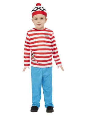 Kids Costume - Where's Wally Red & White Costume