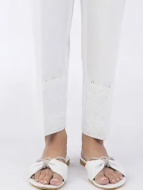 Lakhany White Cambric Trouser (3282-WHT)