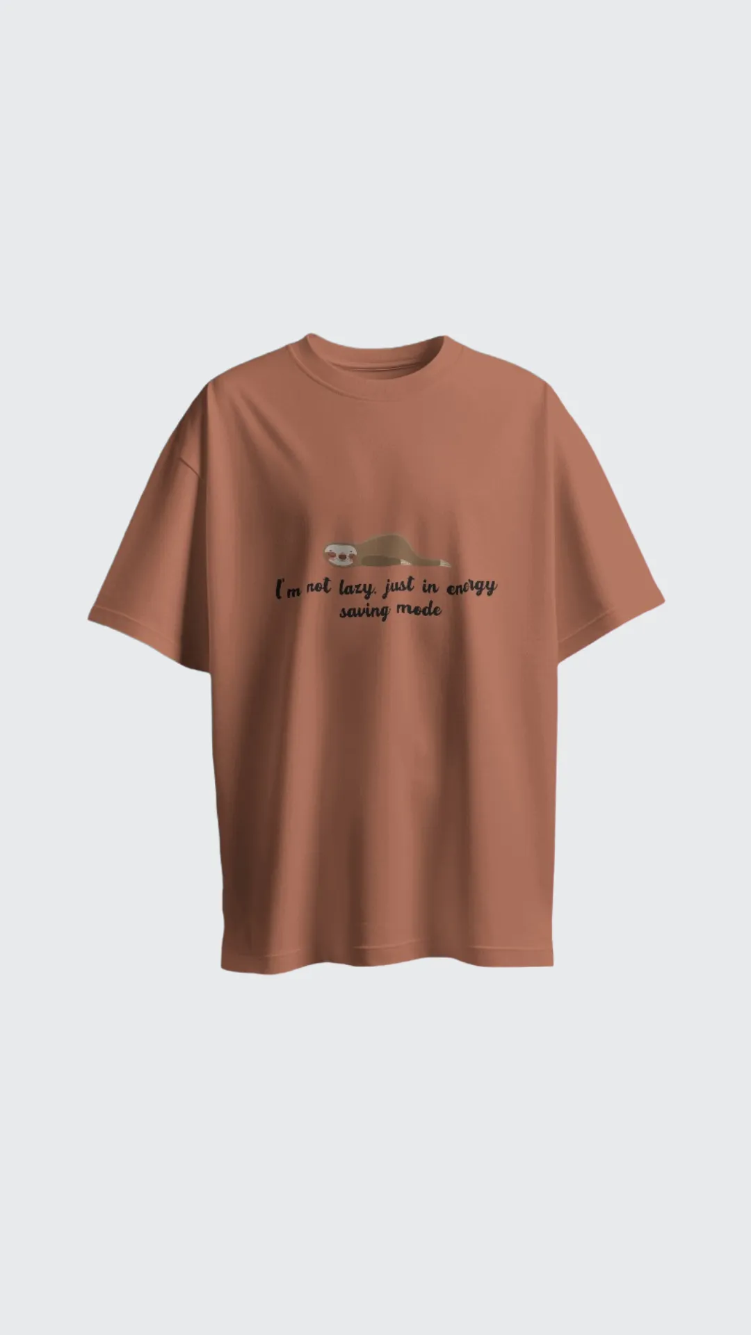 Lazy Mode Oversized T-shirt for Men